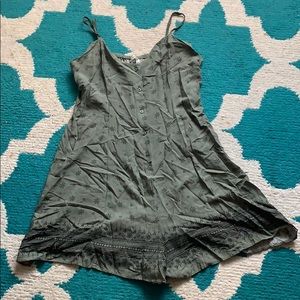 Green, flowy, romper